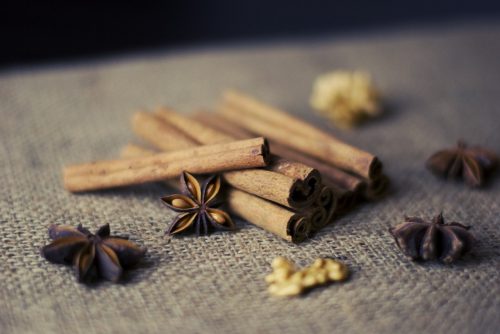 cinnamon sticks and star anise